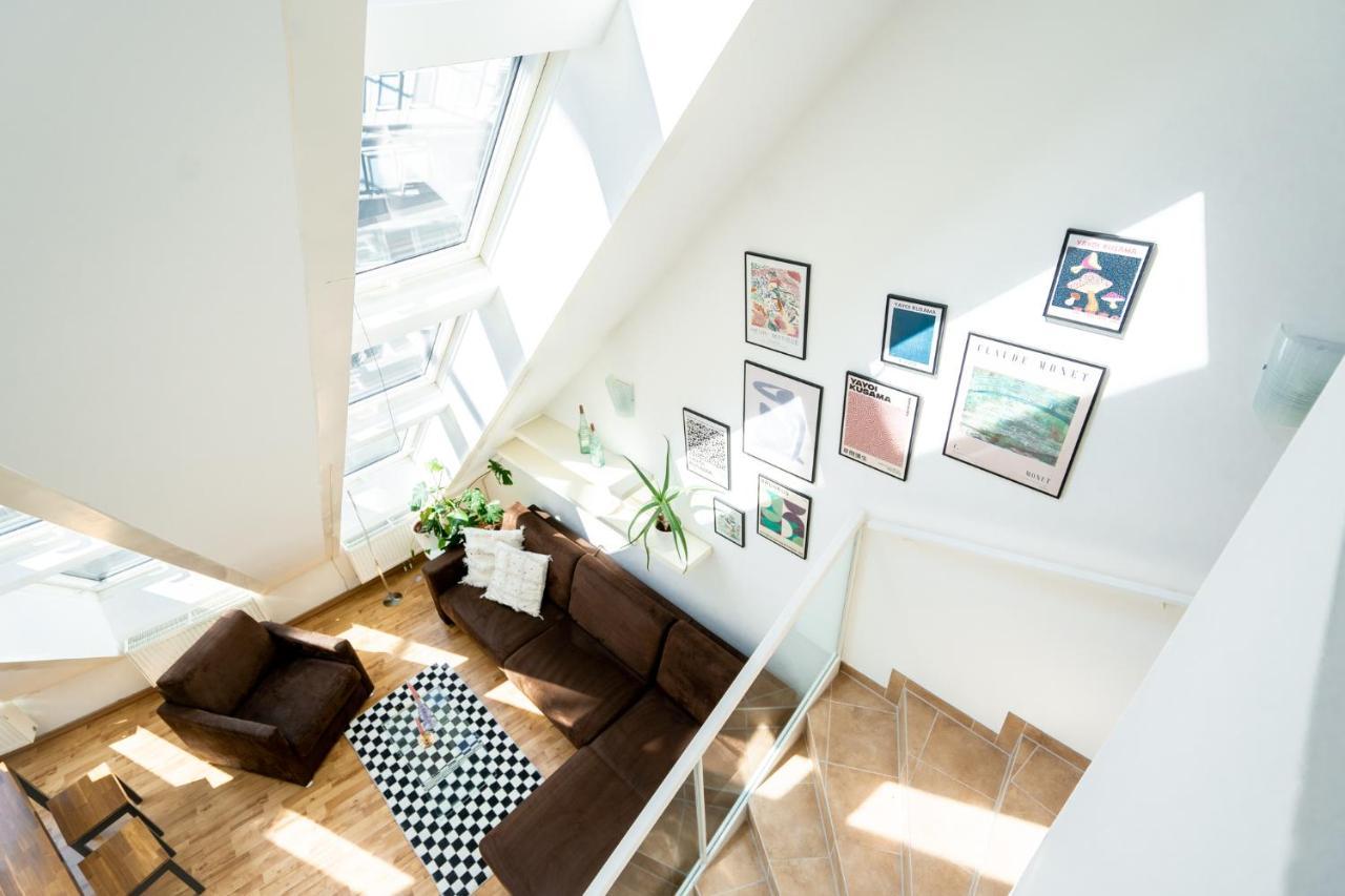 Unique Maisonette Apartment Gasometer 12Th Floor Вена Экстерьер фото